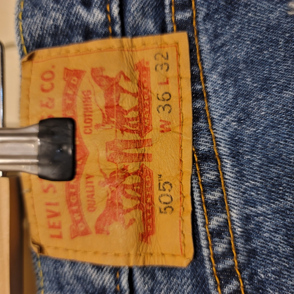 Levi's Blue Straight Jeans Classic Denim